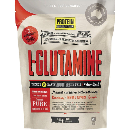 Protein Supplies Australia- L-Glutamine Plant Based Pure-500g