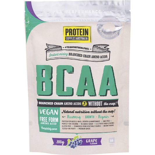Protein Supplies Australia- Branched Chain Amino Acids Grape-200g