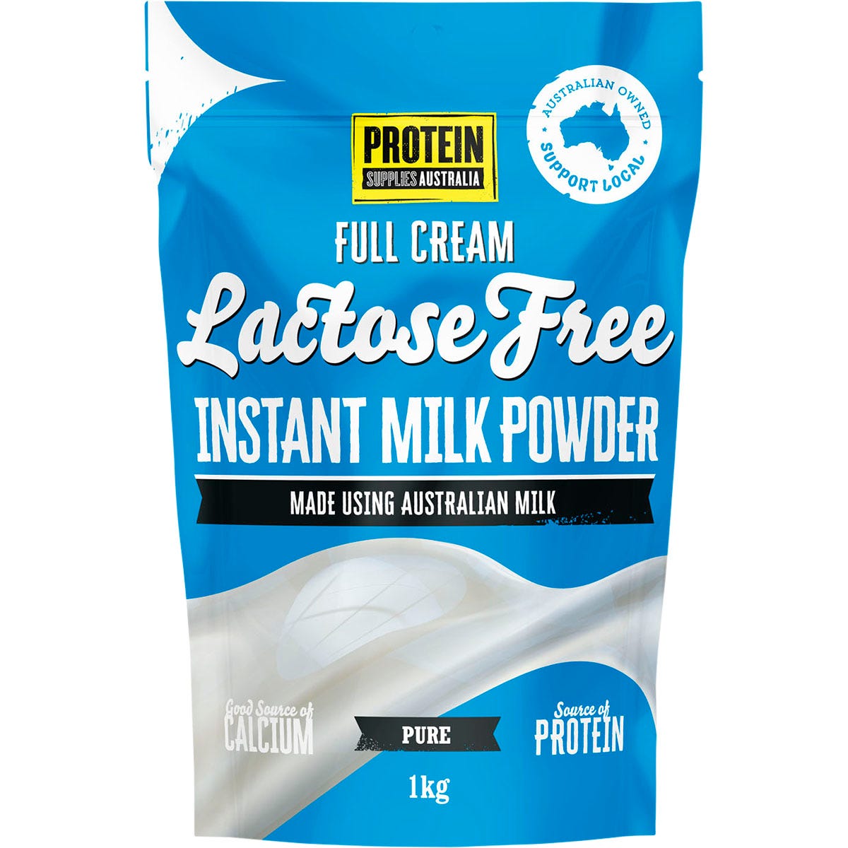 Protein Supplies Australia- Instant Milk Powder Lactose Free-1kg