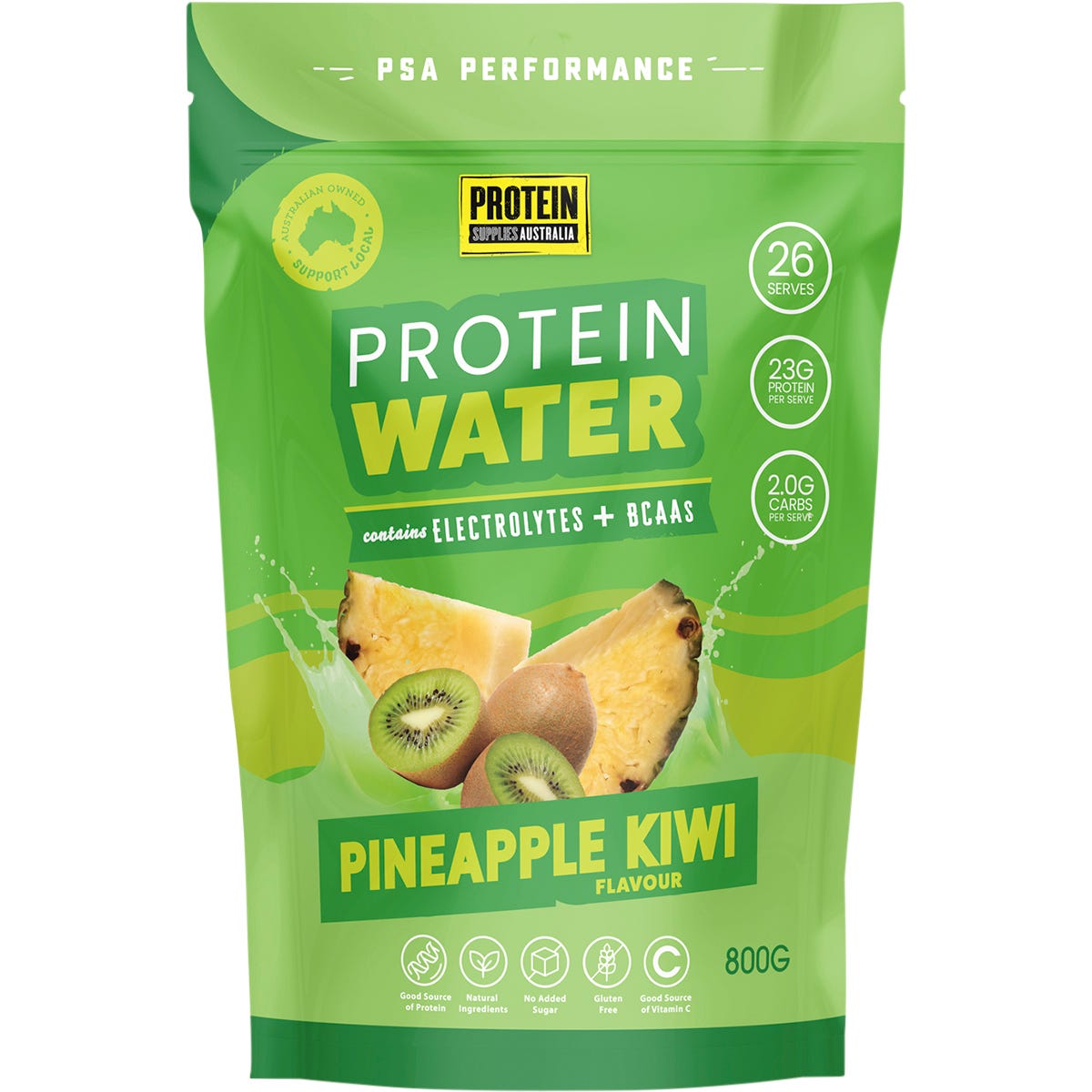 Protein Supplies Australia- Protein Water Pineapple Kiwi-800g