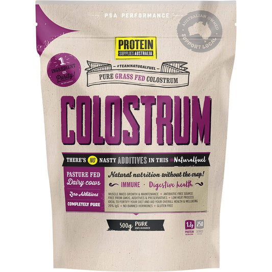 Protein Supplies Australia- Colostrum Grass Fed Pure-500g