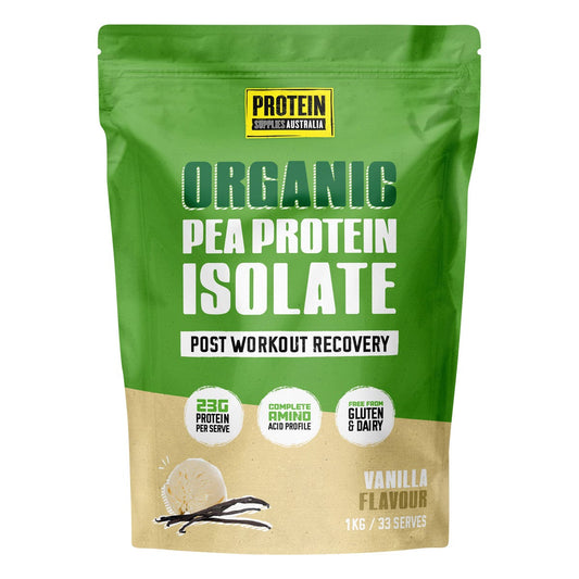 Protein Supplies Australia- Pea Protein Isolate Vanilla-1kg