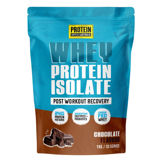 Protein Supplies Australia- WPI Whey Protein Isolate Chocolate-1kg