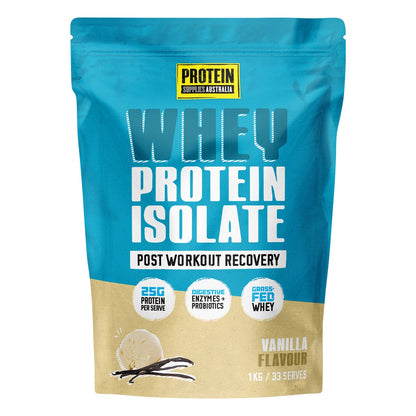 Protein Supplies Australia- WPI Whey Protein Isolate Vanilla-1kg