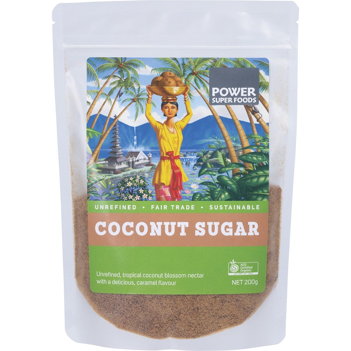 Power Super Foods- Coconut Sugar Certified Organic-200g