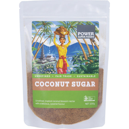 Power Super Foods- Coconut Sugar Certified Organic-200g