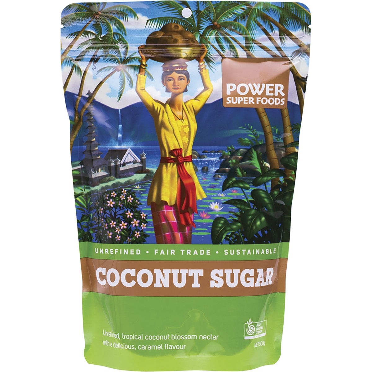 Power Super Foods- Coconut Sugar Certified Organic-500g