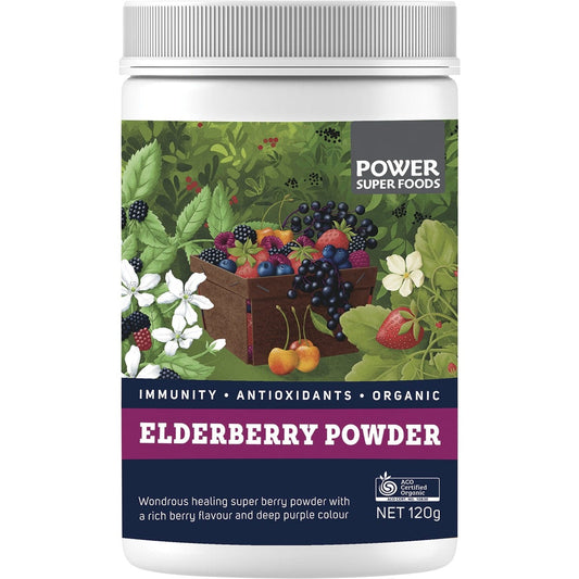 Power Super Foods- Wild Blueberry Powder Certified Organic -120g