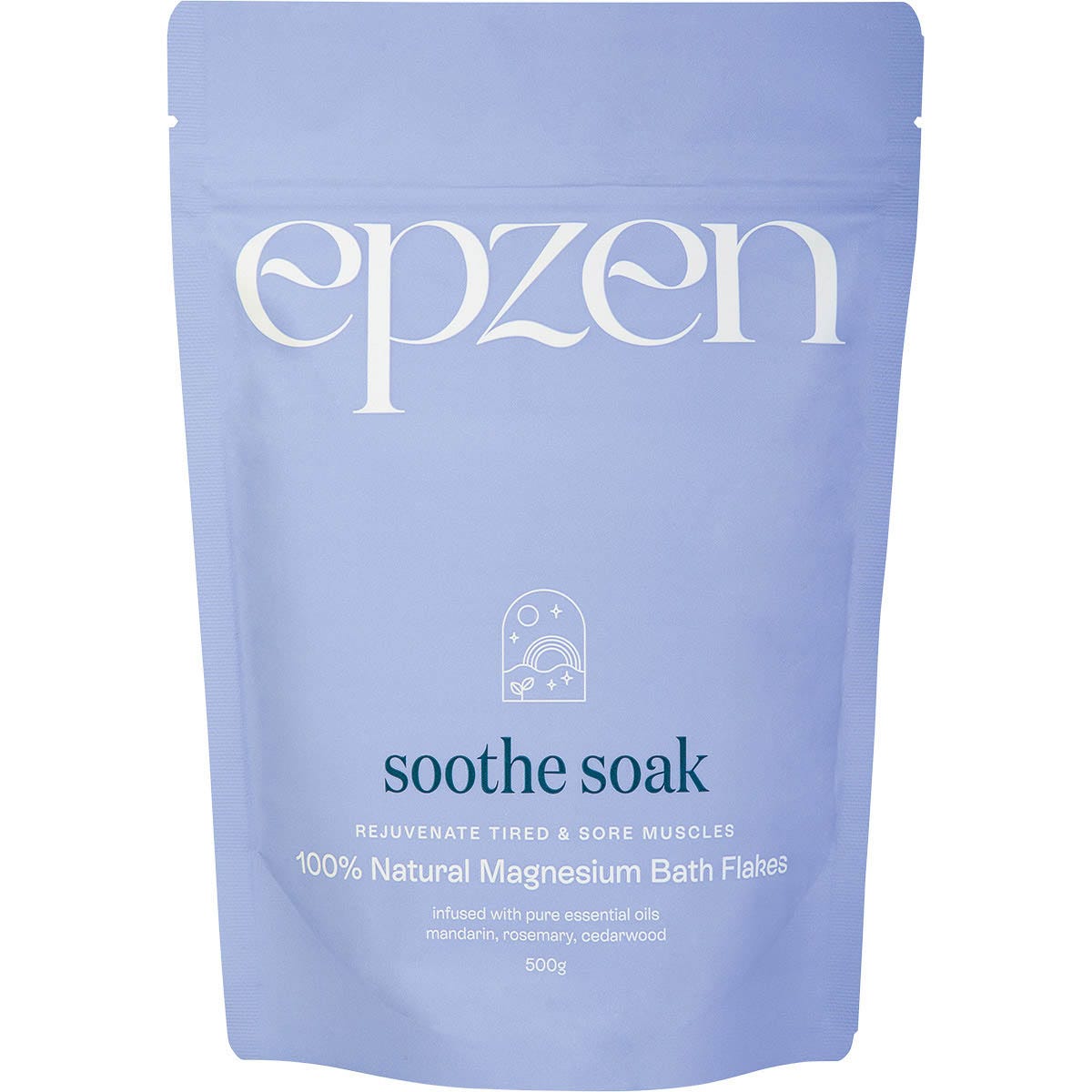 Epzen- Magnesium Bath Flakes Soothe Soak-500g