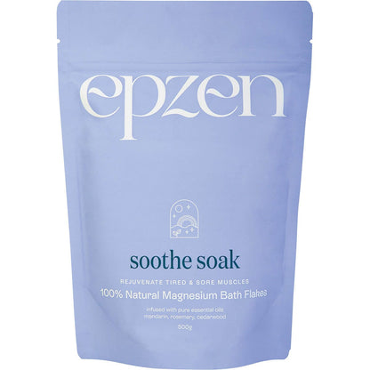 Epzen- Magnesium Bath Flakes Soothe Soak-500g