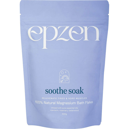 Epzen- Magnesium Bath Flakes Soothe Soak-500g