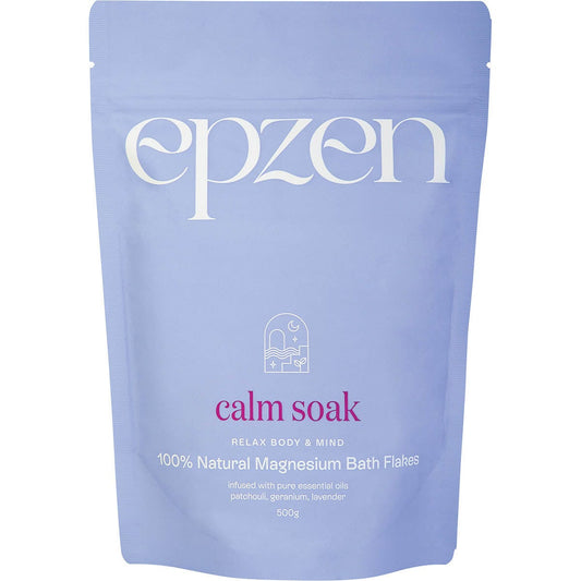 Epzen- Magnesium Bath Flakes Calm Soak-500g