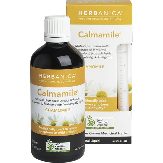 PPC Herbs- Herbanica Herbal Tincture Calmamile Chamomile-100ml