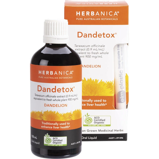 PPC Herbs- Herbanica Herbal Tincture Dandetox Dandelion-100ml