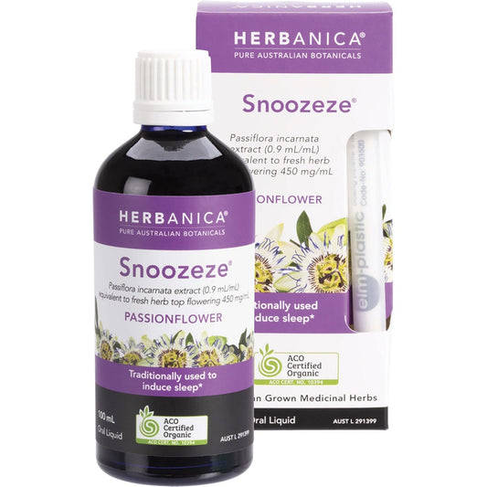 PPC Herbs- Herbanica Herbal Tincture Snoozeze Passionflower-100ml