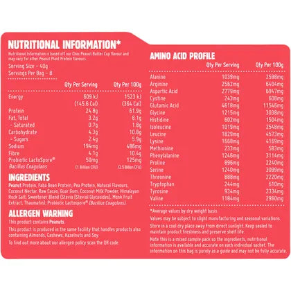 MACRO MIKE- Peanut Plant Protein Sample Pack-8x40g