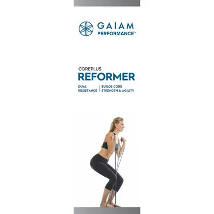 Gaiam- Pilates Reformer 4-Loop Design and Multiple Grips