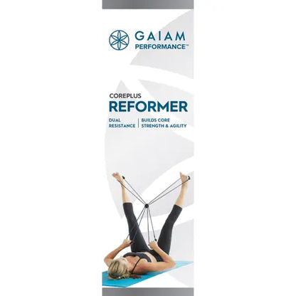 Gaiam- Pilates Reformer 4-Loop Design and Multiple Grips