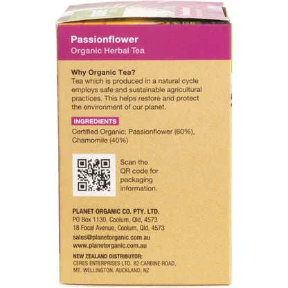 Planet Organic- Passionflower Herbal Tea Bags-25pk
