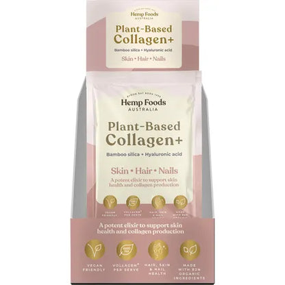 Hemp Foods Australia- Plant-Based Collagen+ Berry-7x20g