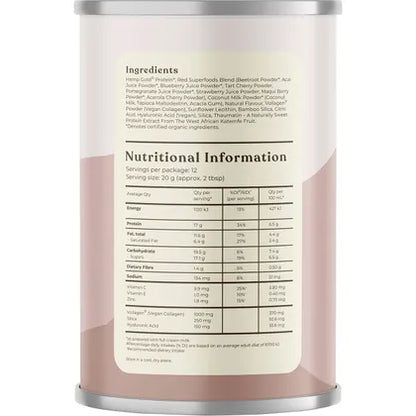 Hemp Foods Australia- Plant-Based Collagen+ Berry-240g