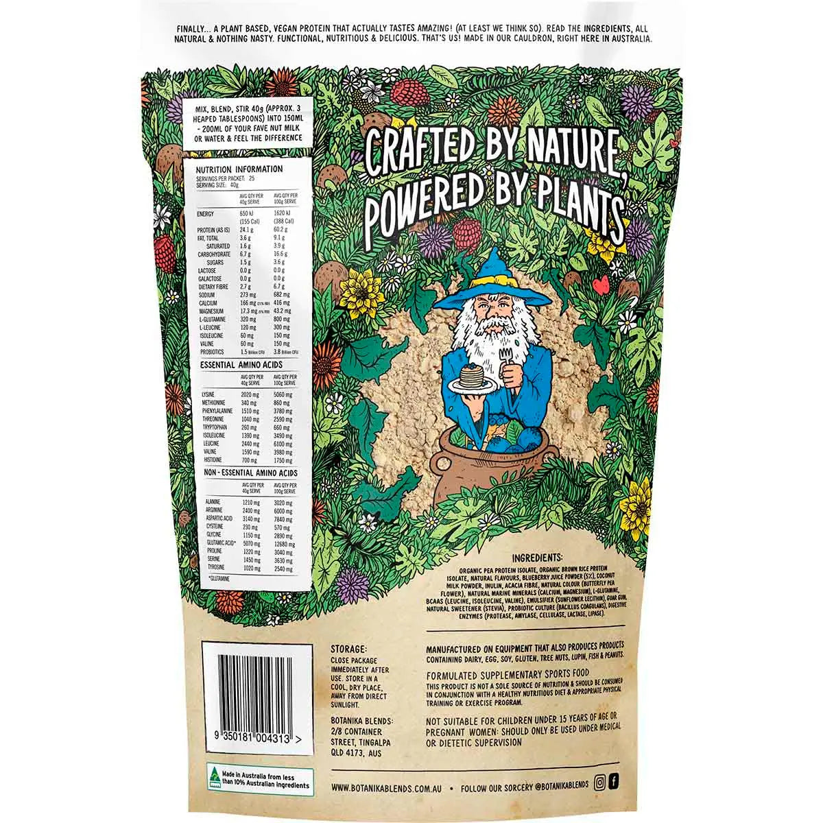 Botanika Blends- Plant Protein Blueberry Pancake-500g