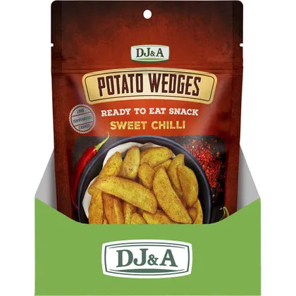 DJ&A- Potato Wedges Sweet Chilli-9x100g