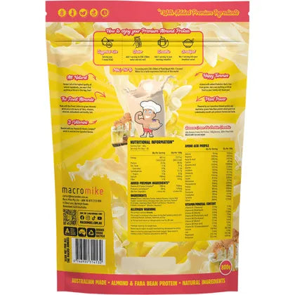 MACRO MIKE- Premium Almond Protein Banana Cream Pie-800g