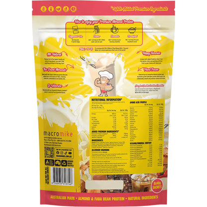 MACRO MIKE- Premium Almond Protein Sample Pack-8x40g