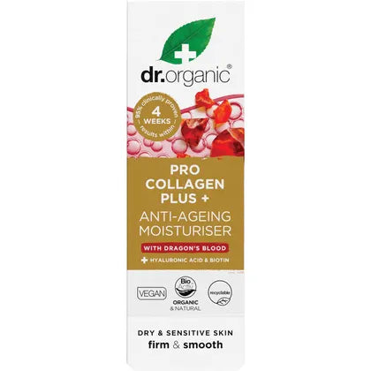 Dr. Organic- Pro Collagen Plus+ Anti Ageing Moisturiser Dragon Blood-50ml