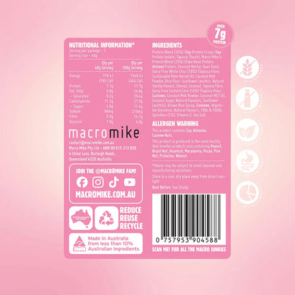 MACRO MIKE- Protein Indulgence Ball Birthday Cake-12x40g