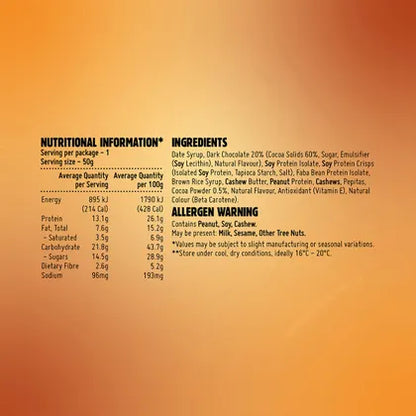 MACRO MIKE- Protein Indulgence Bar Peanut Choc Caramel Crunch-12x50g