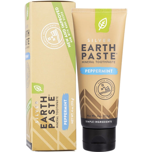 Redmond- Earthpaste Toothpaste with Silver Peppermint-113g