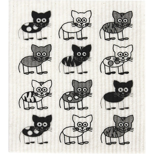 Retrokitchen- 100% Compostable Sponge Cloth Cat