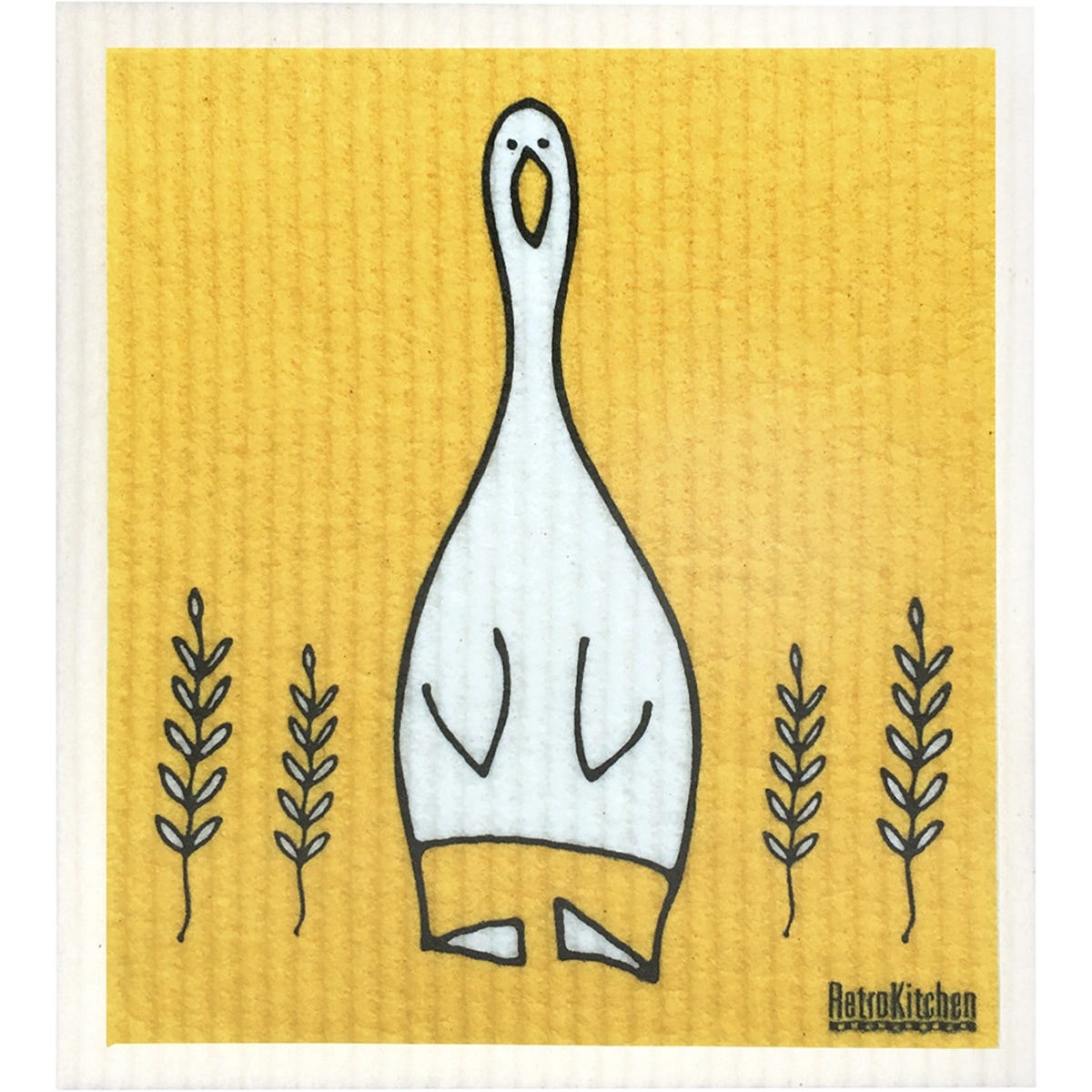 Retrokitchen- 100% Compostable Sponge Cloth Duck