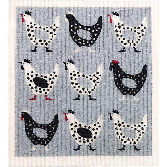 Retrokitchen- 100% Compostable Sponge Cloth Hens