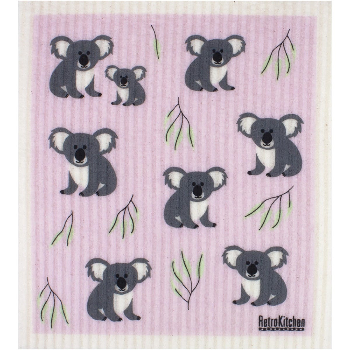 Retrokitchen- 100% Compostable Sponge Cloth Koalas