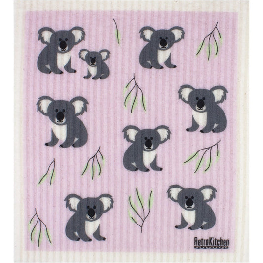 Retrokitchen- 100% Compostable Sponge Cloth Koalas