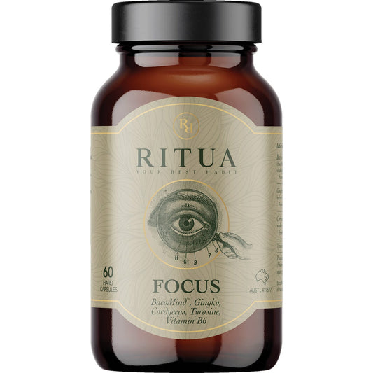 Ritua- FOCUS BacoMind Ginko Cordyceps Tyrosine B6-60 Caps