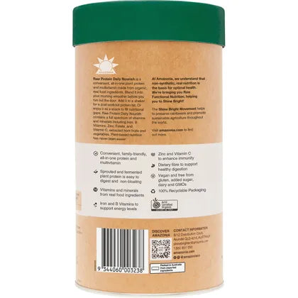 Amazonia- Raw Protein Daily Nourish Vanilla-500g