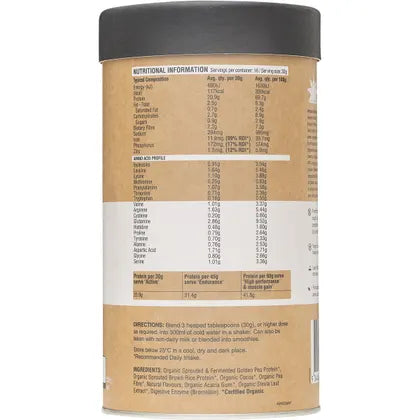 Amazonia- Raw Protein Isolate Choc Coconut-1kg