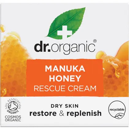 Dr. Organic- Rescue Cream Manuka Honey-50ml