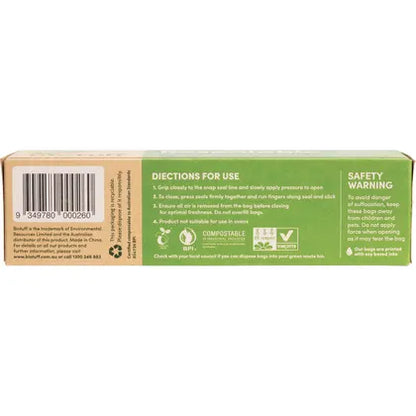 Biotuff- Resealable Sandwich Bags 18x17cm-30pk