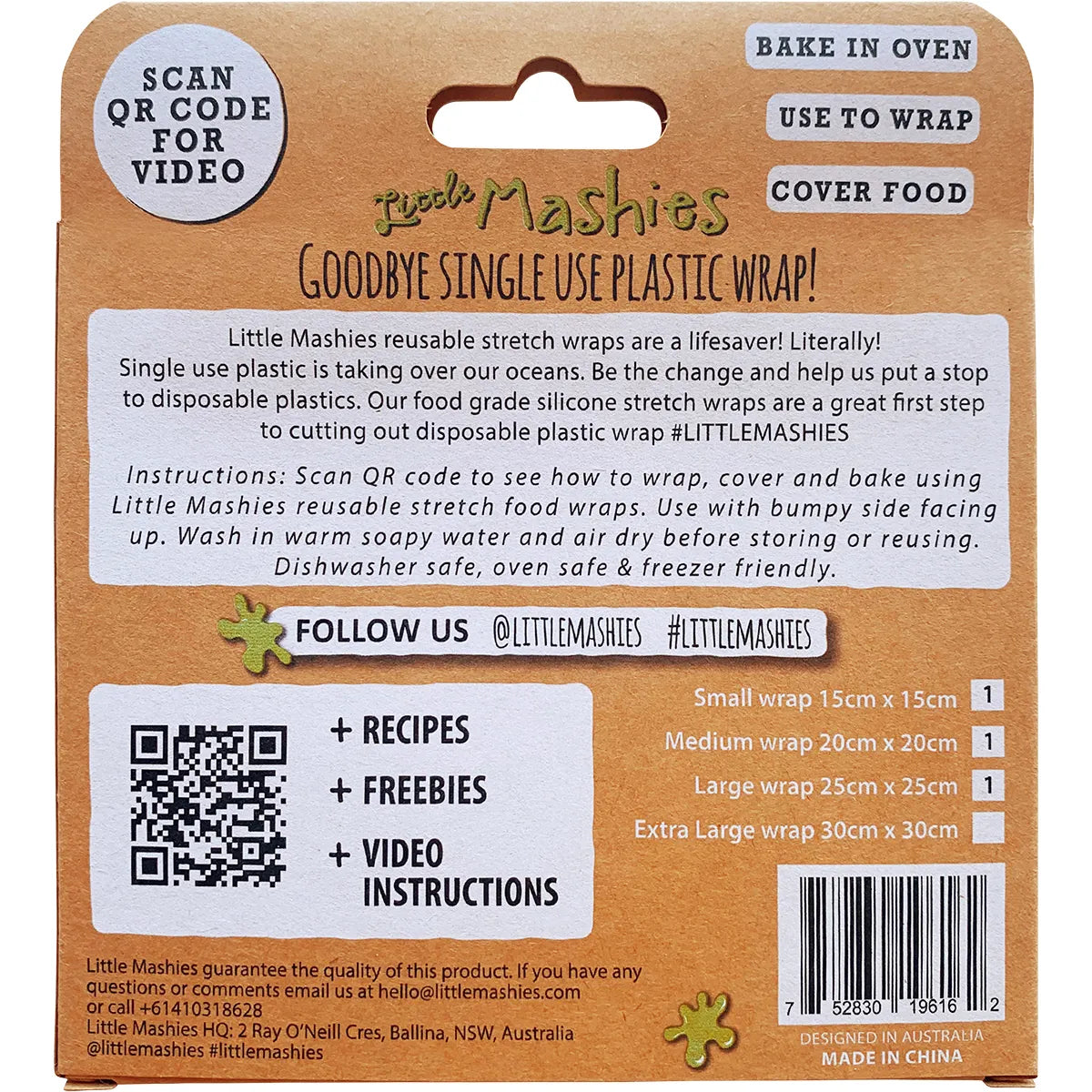 Little Mashies- Reusable Leftover Lids Set-4pk
