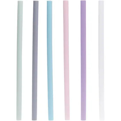 Little Mashies- Reusable Soft Silicone Straws Counter Display + Brushes-x50