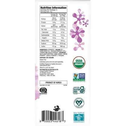 GIMME- Roasted Seaweed Snacks Grab & Go Teriyaki-5x4g