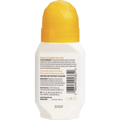 Crystal- Roll-On Deodorant Chamomile & Green Tea-66ml
