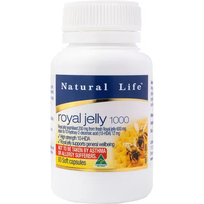 Natural Life- Royal Jelly 1000-60 Caps