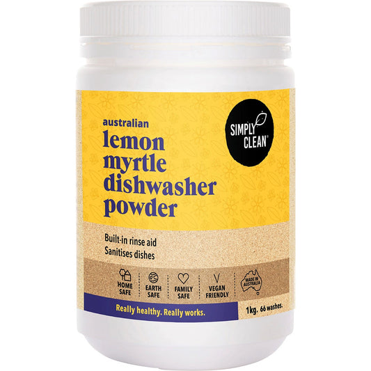 Simply Clean- Dishwasher Powder Lemon Myrtle-1kg