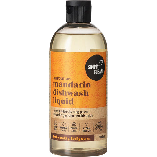 Simply Clean- Dishwash Liquid Mandarin-500ml